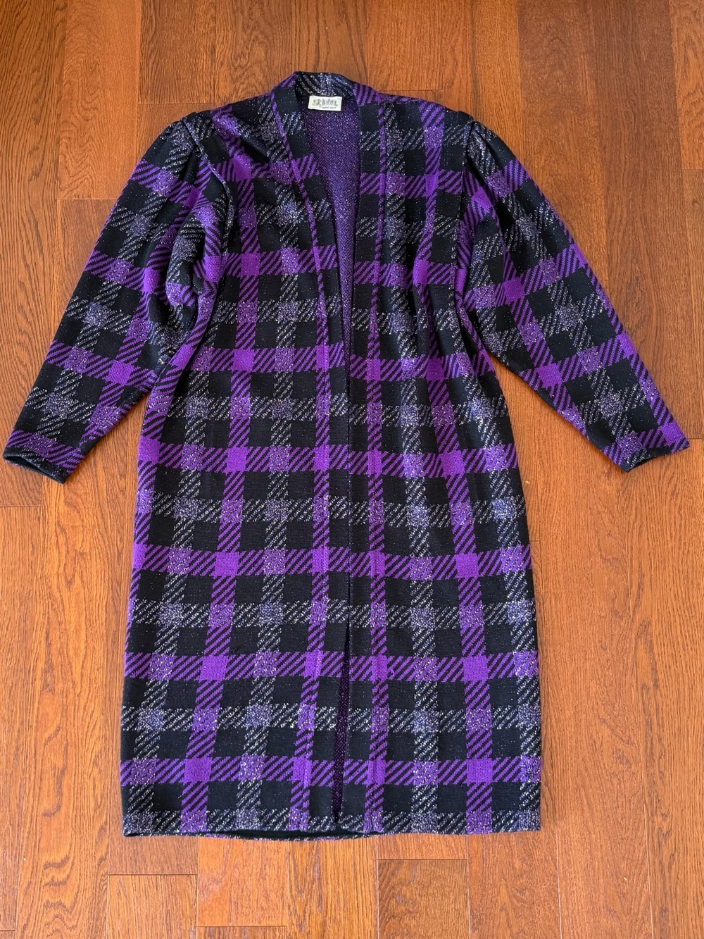 Vintage St. John Sweater Coat Longline Duster 80s 90s - Picture 8 of 11